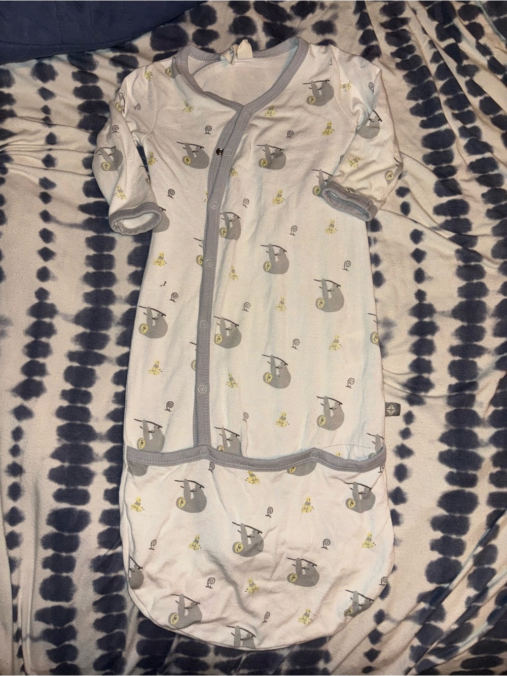 Kyte baby bamboo bundler 0-3m canopy sloth print